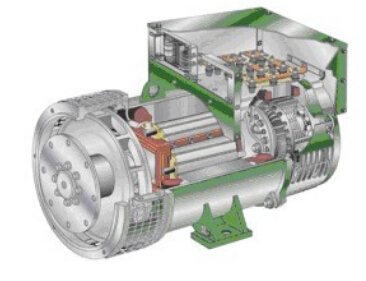罗甸发电机内部结构图